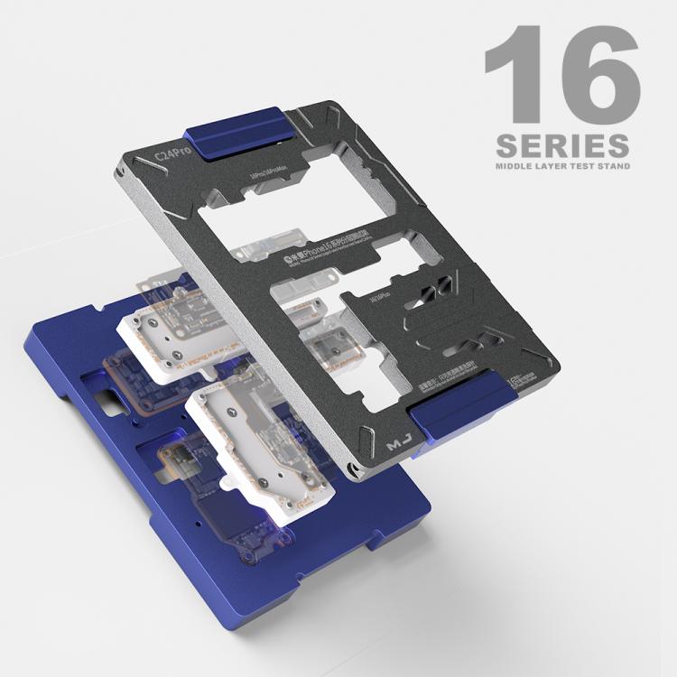 Mijing C24 Pro Motherboard Layered Testing Fixture for iPhone 16 Series