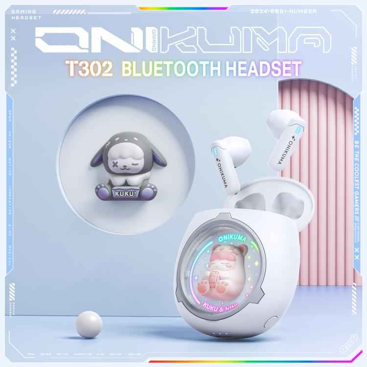 ONIKUMA T302 RGB Cute Unique Doll BT 5.4 Wireless Earphones