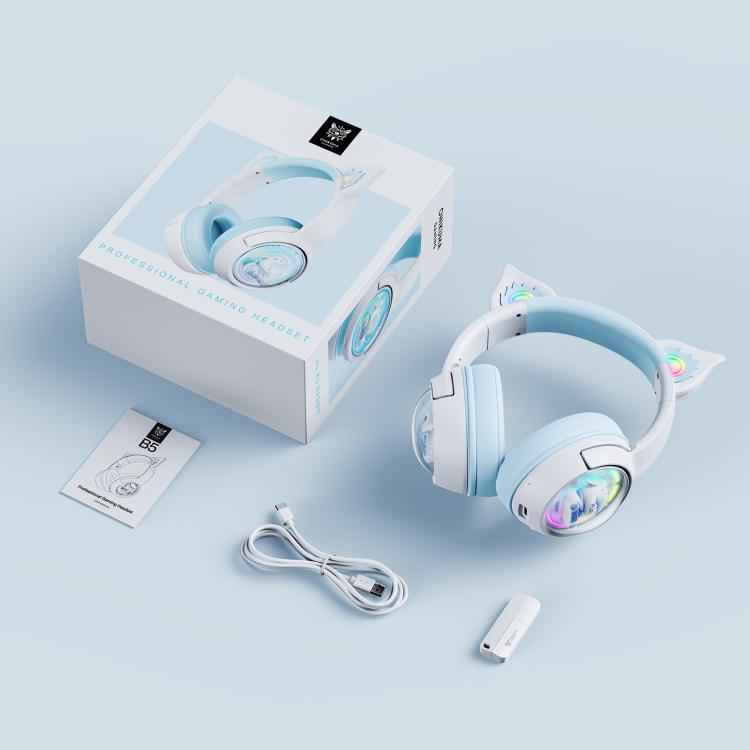 ONIKUMA B5 RGB BT / Wired / 2.4G Fox Shaped Headphones