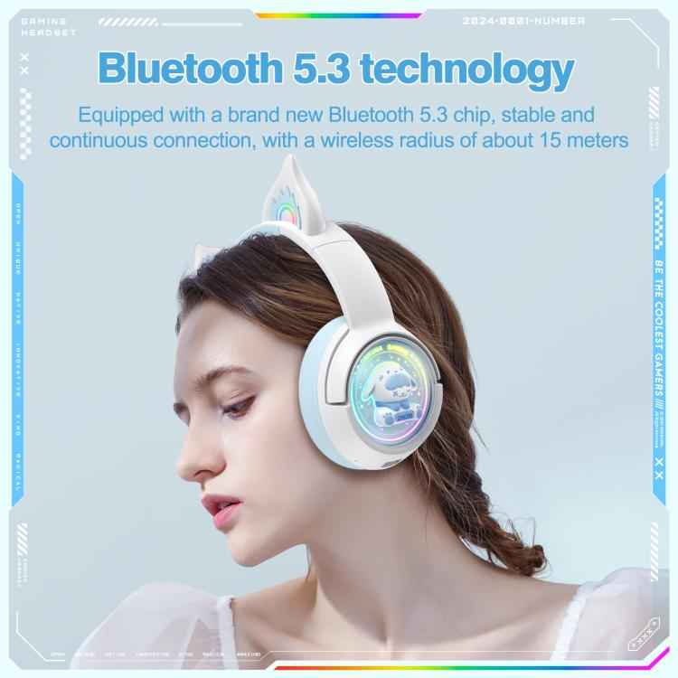 ONIKUMA B5 RGB BT / Wired / 2.4G Fox Shaped Headphones