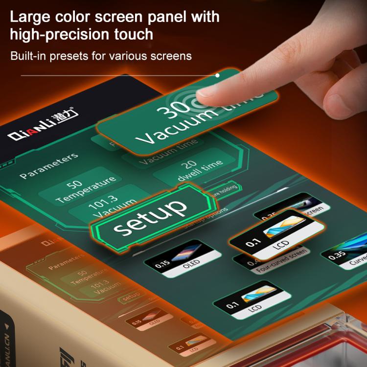 Qianli TH600 Phone LCD Curved / Straight Screen Universal Pressing Laminating Machine, US Plug, EU Plug