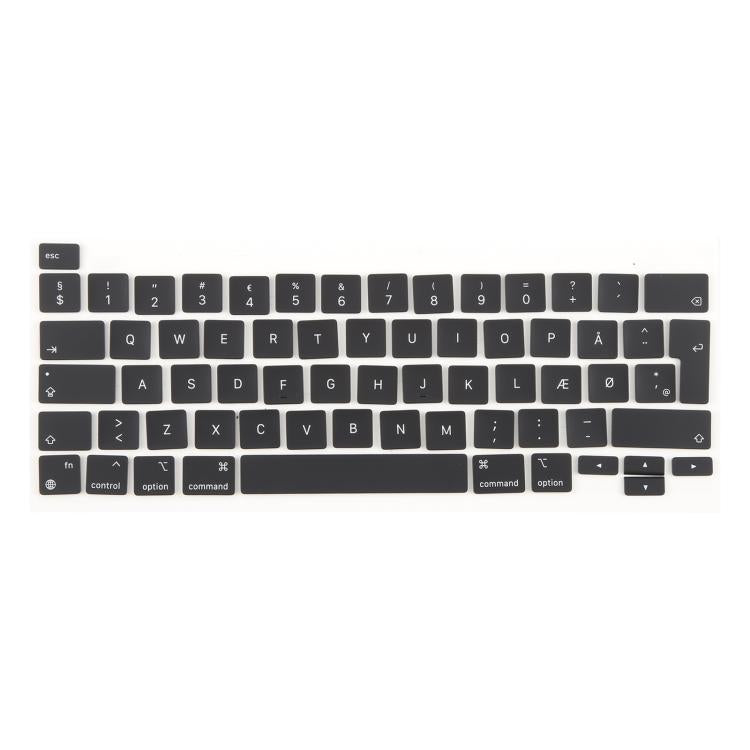 Pour MacBook A2251 A2289 A2238 A2338 Version UK Big Enter Keycaps, Suède, Danemark, Italie, arabe, allemand, russe, Hongrie, français, Norvège, Espagne, Portugal, anglais
