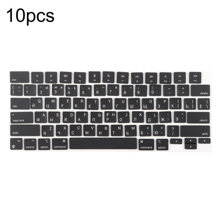 Pour MacBook A2442 A2485 A2779 A2780 A2991 A2992 A2918, 10 touches US Small Enter, version russe et coréenne