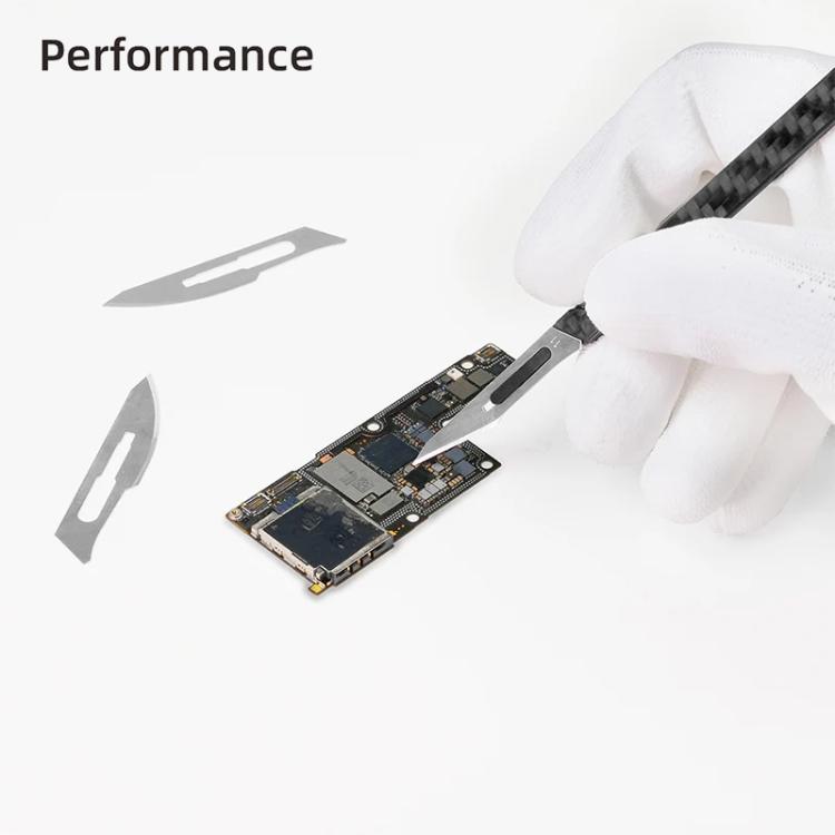 QianLi TX01 Carbon Fibre Non-Magnetic Anti-Static Universal Knife Handle