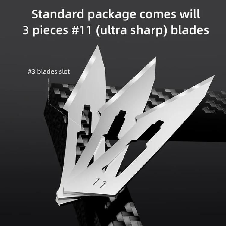 QianLi TX01 Carbon Fibre Non-Magnetic Anti-Static Universal Knife Handle