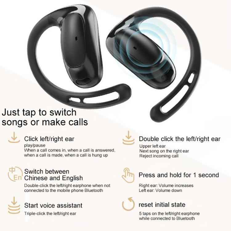 ZGA GS22 Pebble Open Wireless Bluetooth Earphone