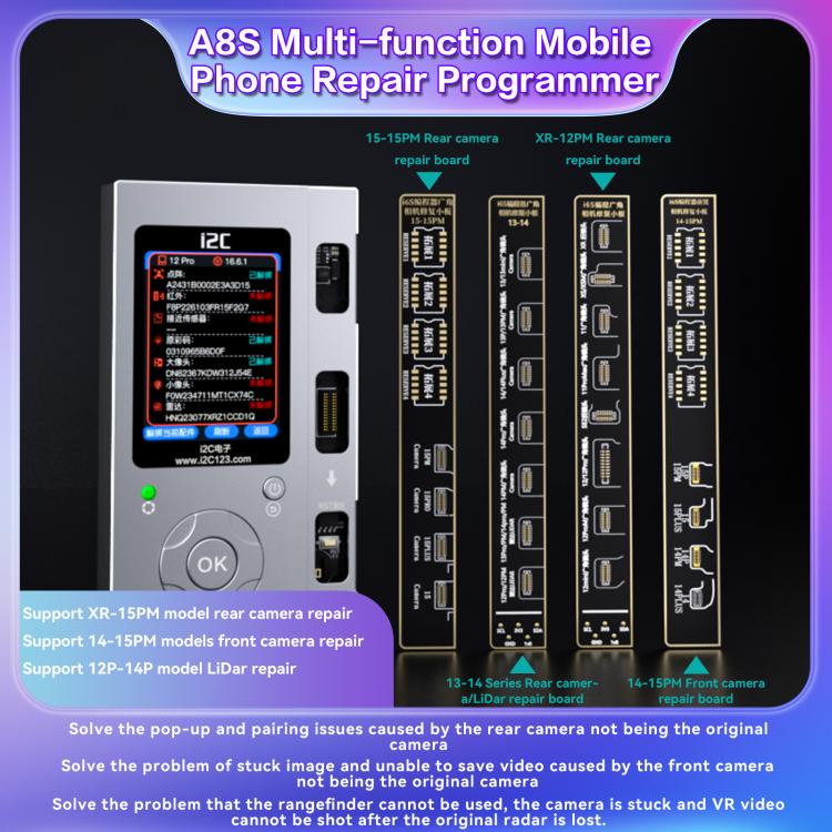 i2C A8S Multi-function Phone Repair Programmer