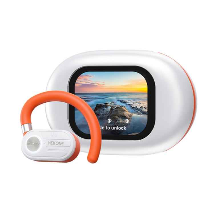 WK Beluga S11 Vukie OWS Clip-on Wireless Earphones with Smart Color Screen