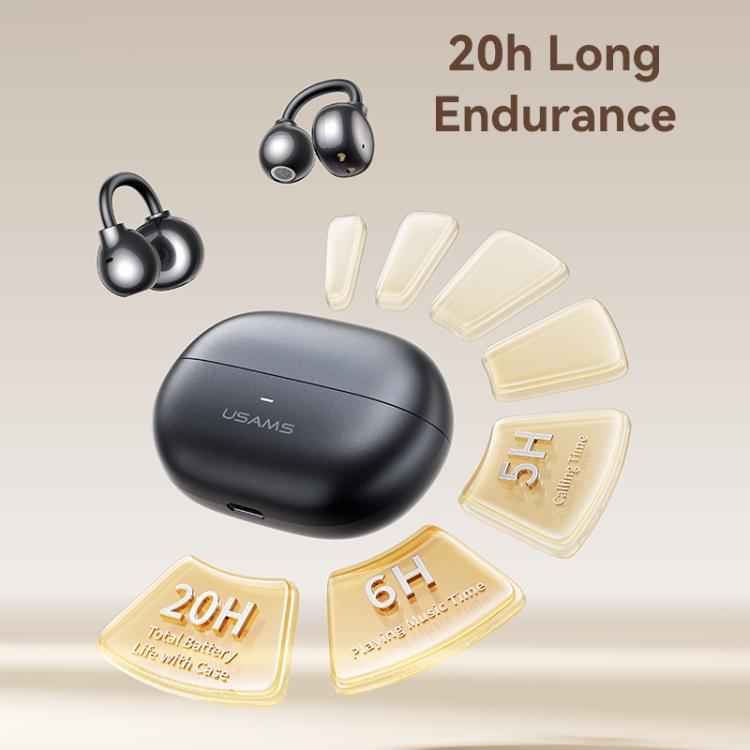 USAMS Echo R02 Clip-On Wireless Bluetooth Earphones