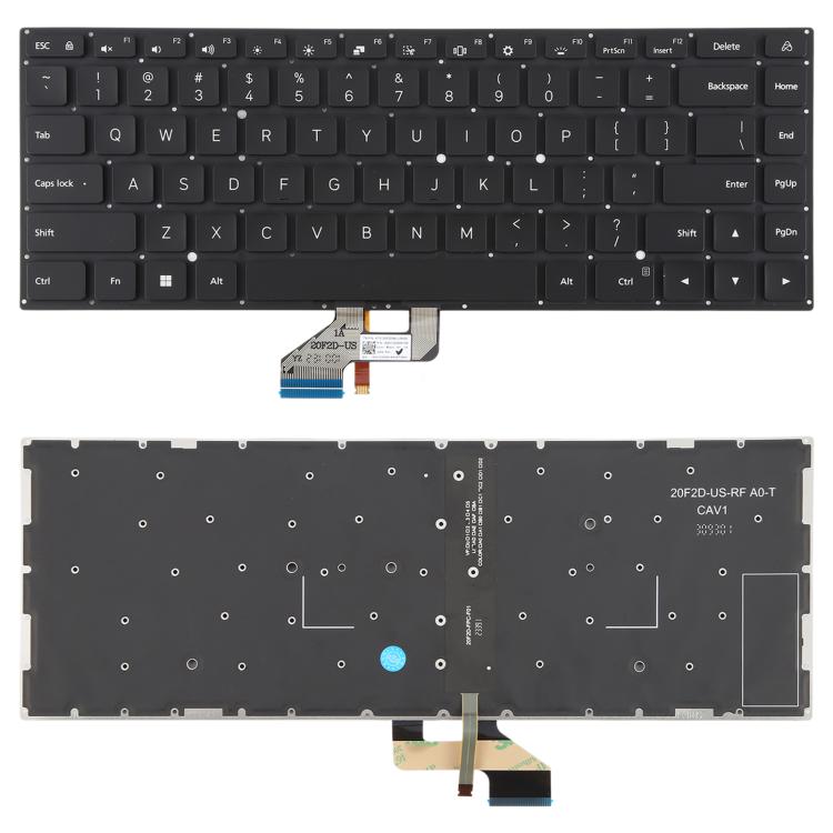 US Version Backlit Laptop Keyboard for Xiaomi Redmi Book 16 2024 2025 Z3725