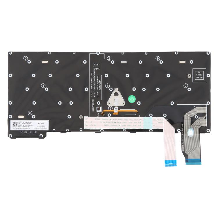 US Version Backlit Laptop Keyboard with Pointing for Lenovo ThinkPad X13 Gen 2 20WK 20XH X13 Yoga Gen 2