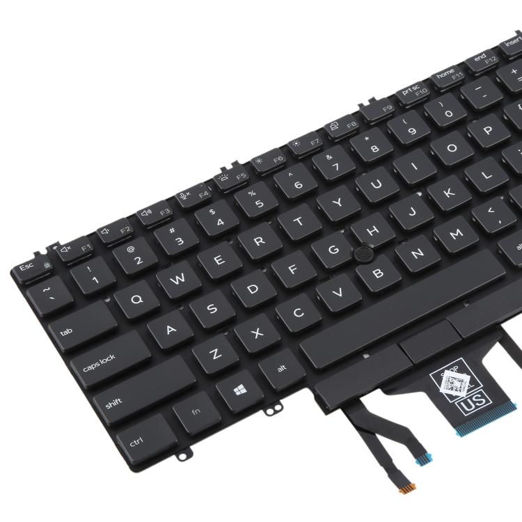 US Version Backlit Laptop Keyboard with Pointing for Dell Latitude 5500 5501 5511 5510 3500 3501 0MMH7V