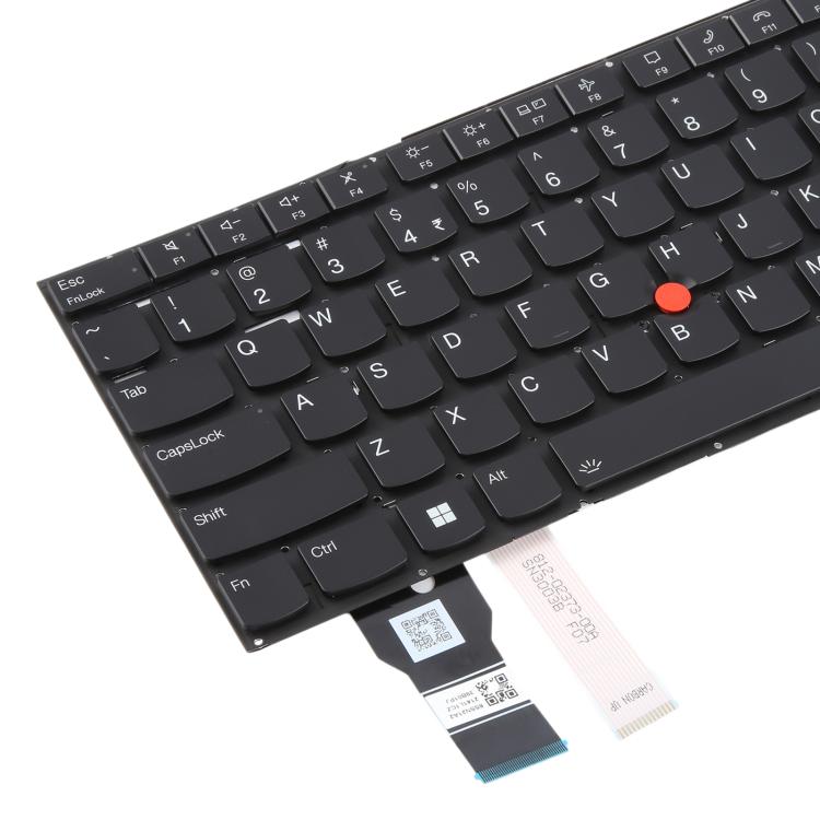 Teclado retroiluminado para portátil, versión estadounidense, con puntero para Lenovo ThinkPad T14s Gen 2 P1 GEN4 X1 Extreme Gen4. Para Lenovo ThinkPad T14s Gen 2 P1.