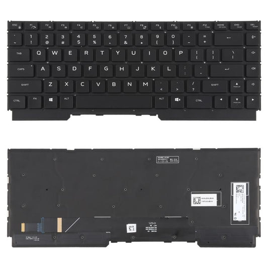 Clavier rétroéclairé coloré pour ordinateur portable Dell Alienware M15 R5, M15 R6, M15 R7, version américaine