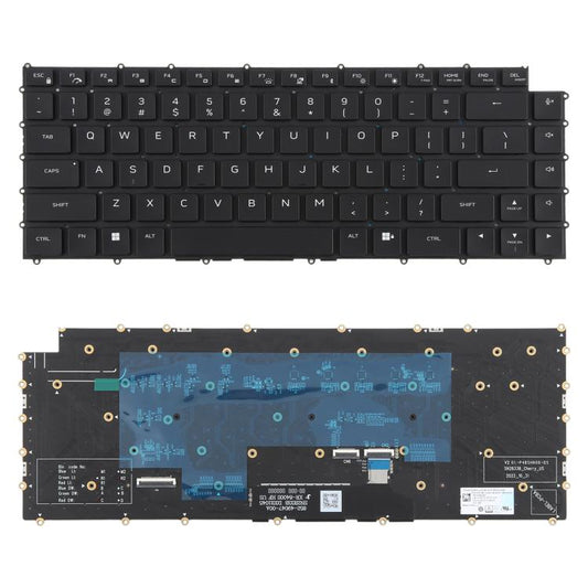 Clavier mécanique rétroéclairé RVB pour ordinateur portable Dell M16 R1 X16 R1 R2 W0X5N5, version américaine