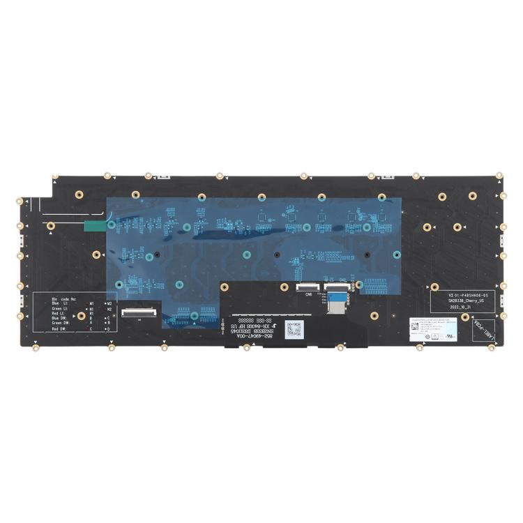 US Version RGB Backlit Laptop Mechanical Keyboard for DELL M16 R1 X16 R1 R2 W0X5N5