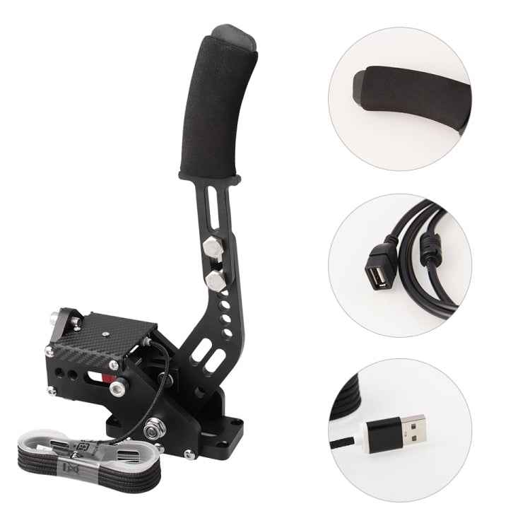 Car Universal USB Horizontal Drift Rally Racing Handbrake Lever Professional Gaming Peripherals for Racing Games G25/27/29 T500