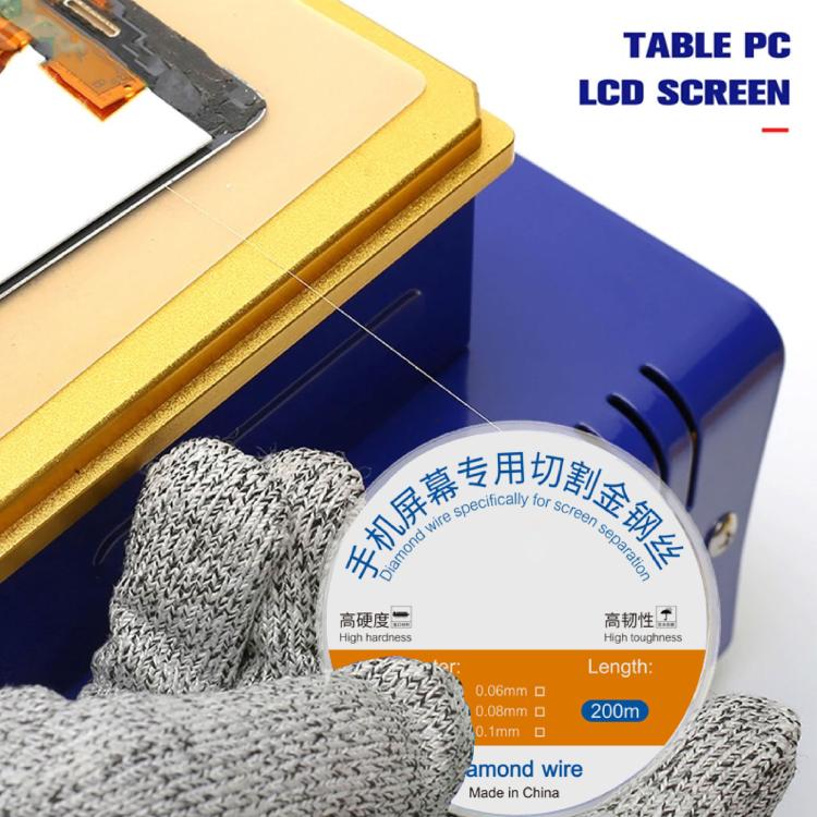 200m Screen Separation Specifically Diamond Cutting Wire, 0.025mm