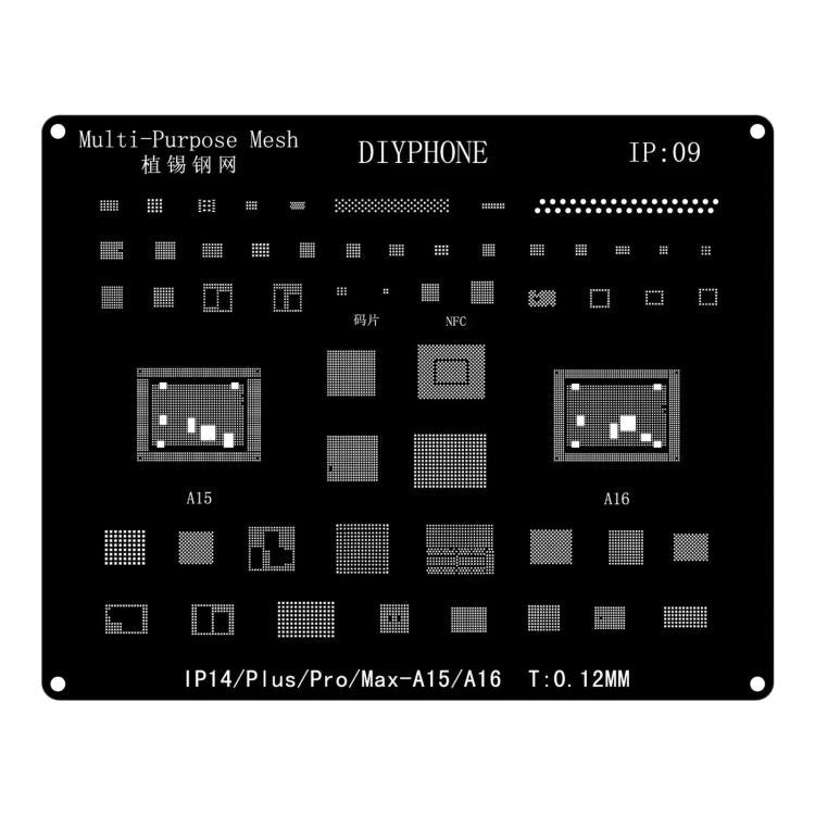 Precision laser-cut Accurate Positioning Anti-shift BGA Reballing Stencil