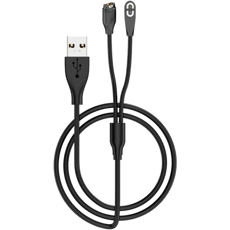 2 in 1 Earphone & Smart Watch Charging Adapter Cable for Shokz & Garmin