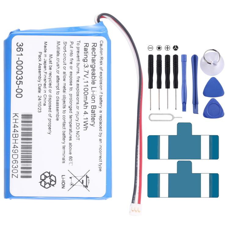 For Garmin Edge 800 810 361-00035-00 361-00035-07 361-00035-03 1100mAh Battery Replacement