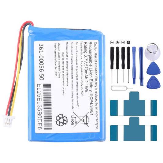 Batterie de remplacement 570 mAh pour Garmin Drive50LM/51LMT/52LMGPS 361-00056-50