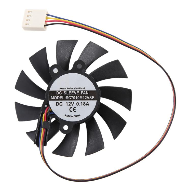 For SEEWO SC7010M12VSF DC12V 0.18A 4Pin Cooling Fan