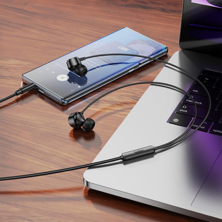 Borofone BM94 Sonar 3.5mm Interface Universal Wired Earphones with Microphone, Length: 1.2m, 3.5mm Interface