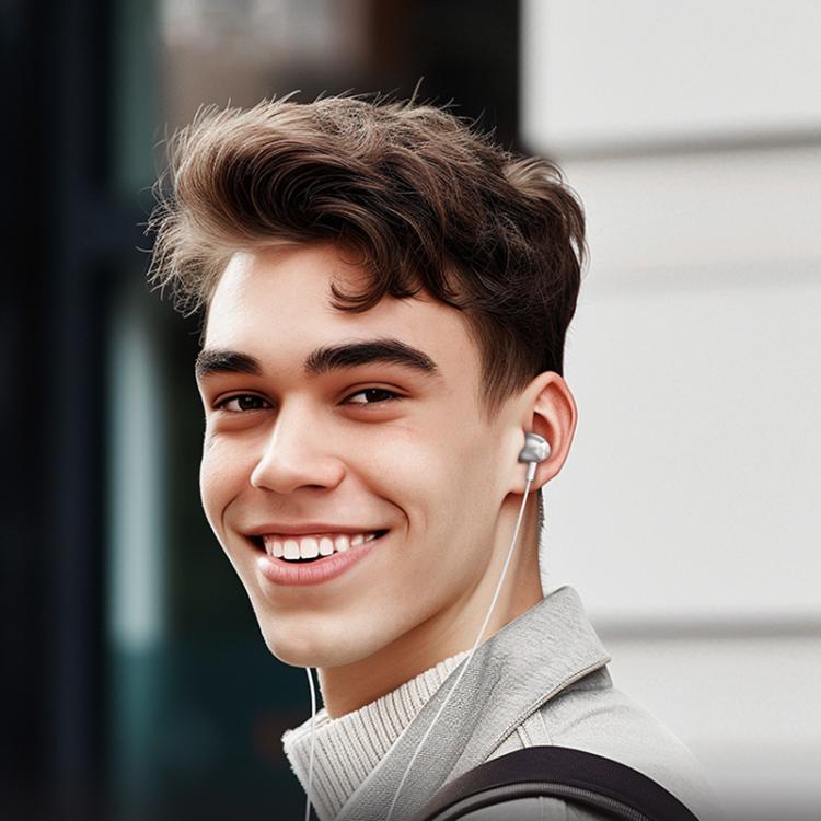 Borofone BM95 Excepcional Type-C Interface Universal Digital Wired Earphones with Microphone, Length: 1.2m