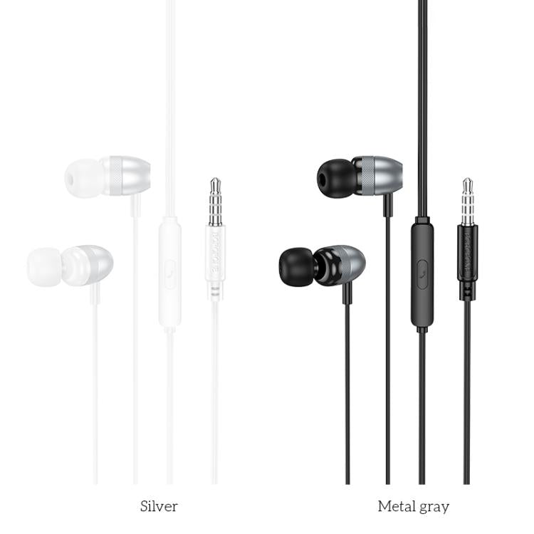Borofone BM95 Excepcional 3.5mm Interface Universal Digital Wired Earphones with Microphone, Length: 1.2m, 3.5mm Interface