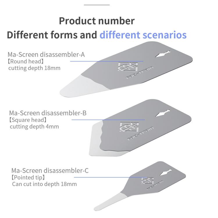 18 Kinds Mach Screen Dismantling Chip