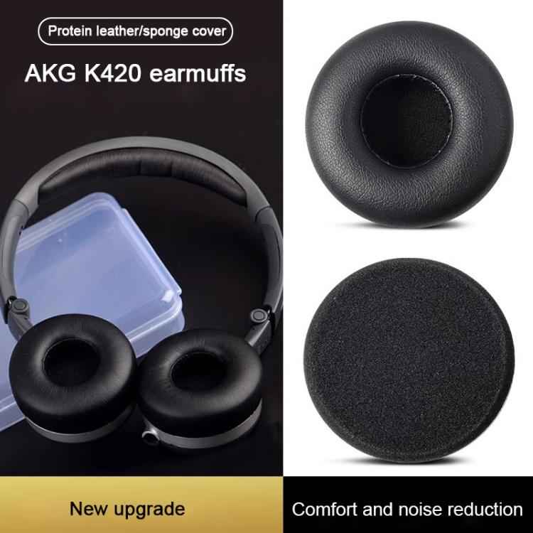 2pcs Protein Leather Replacement Earpads For AKG K402 / K414P / K416P
