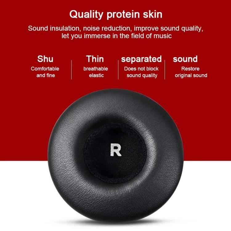 2pcs Protein Leather Replacement Earpads For AKG Y50BT / Y55DJ / Y50 / Y55