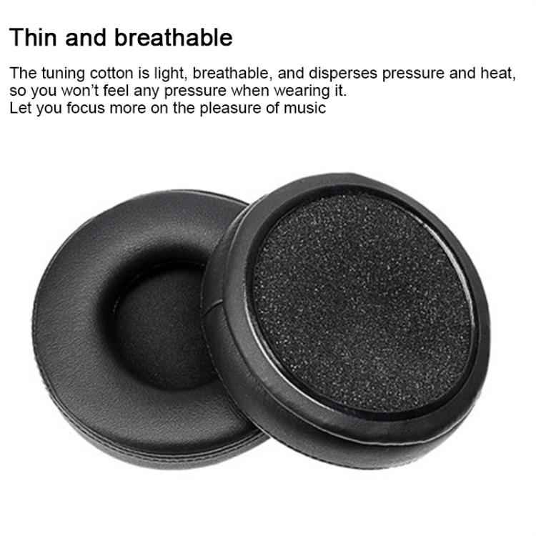 2pcs Protein Leather Splicing Thickening Replacement Earpads For AKG K240 MKII / K270
