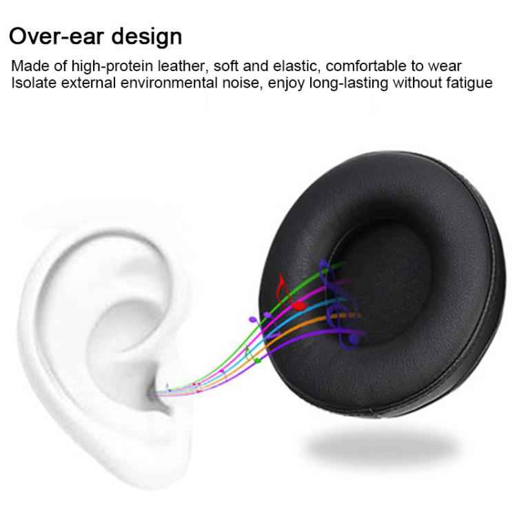 2pcs Protein Leather Splicing Thickening Replacement Earpads For AKG K240 MKII / K270