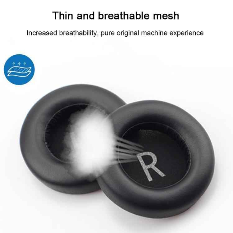 1 Pair Protein Leather Replacement Earpads For AKG K845 / K845BT