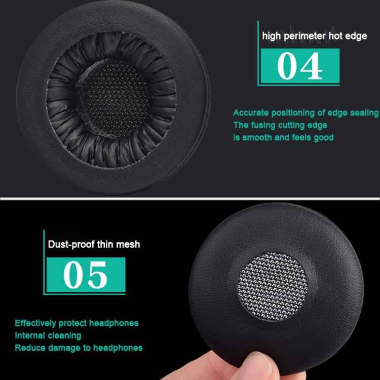 2pcs Protein Leather Replacement Earpads For AKG Y40 / Y45 / Y45BT