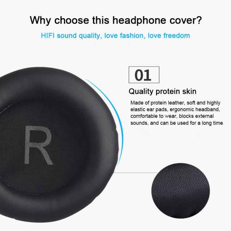 1 Pair Wrinkled Leather Replacement Earpads For AKG K52 / K72 / K92