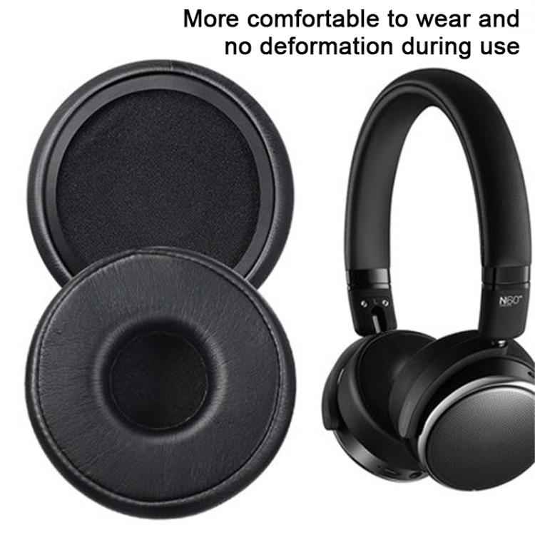 2pcs Protein Leather Bluetooth Headset Replacement Earpads For AKG N60NCBT