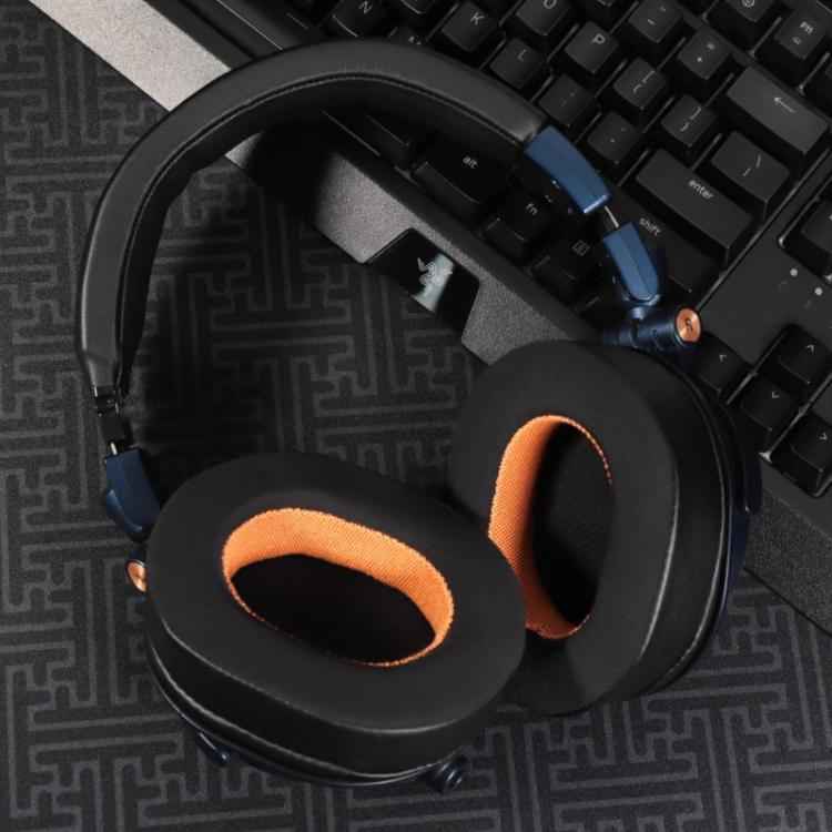 2pcs Ice Silk Cloth Replacement Earpads For Audio Technica ATH-MSR7 / M50X / M40