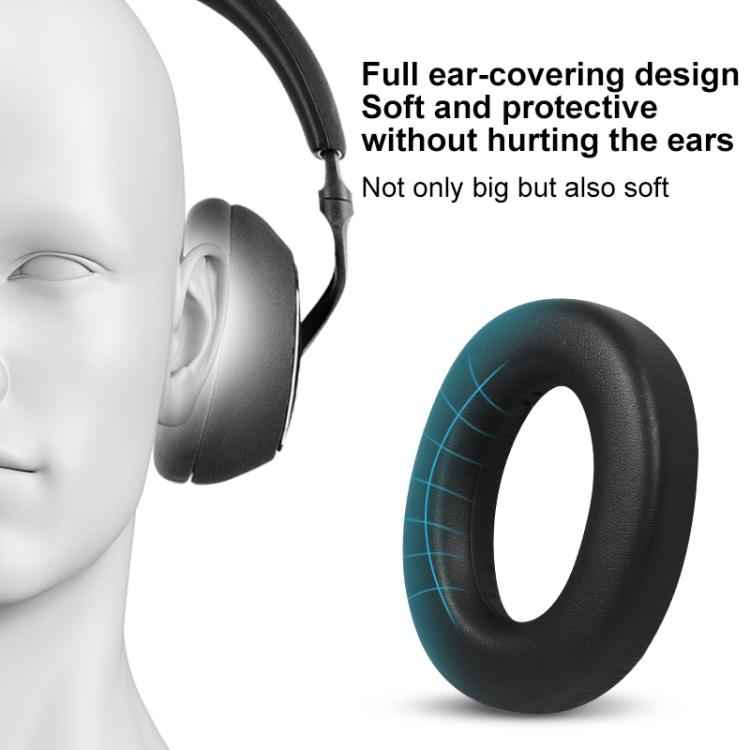 2pcs Protein Leather Replacement Earpads For B&W Px7