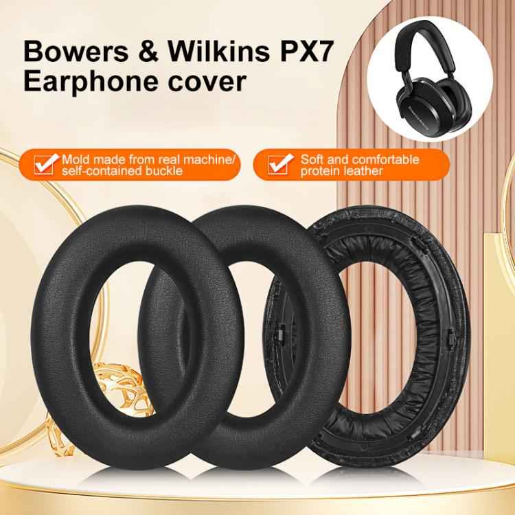 2pcs Protein Leather Replacement Earpads For B&W Px7