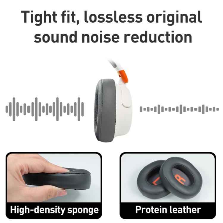 1 Pair Protein Leather Earphone Replacement Earpads For JBL JR 460NC