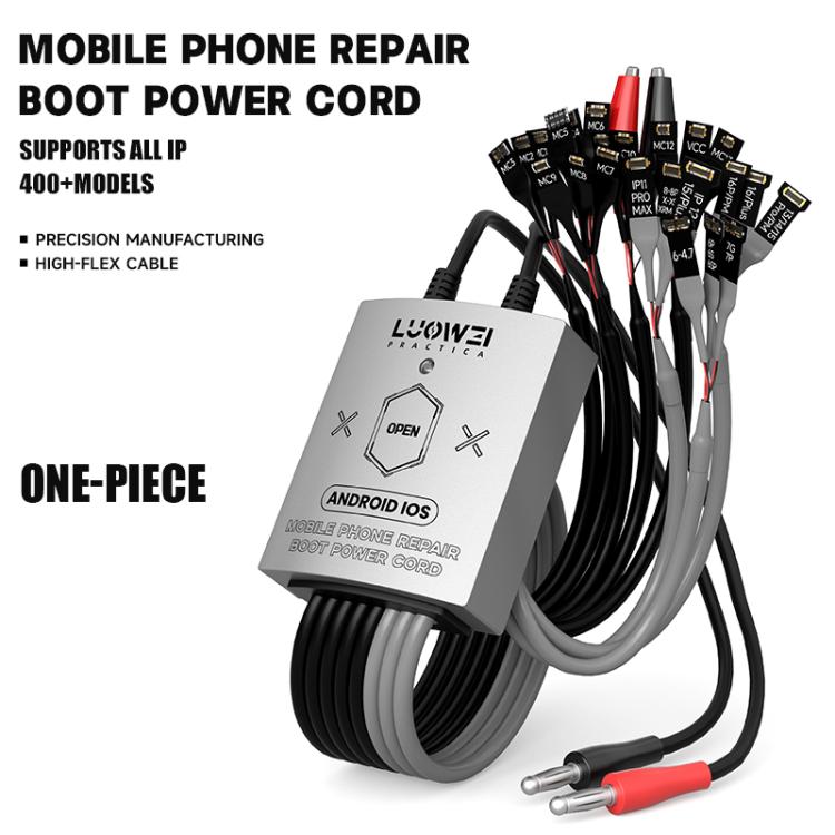 Luowei LW-325 Phone Repair Boot Power Cord for iPhone 8-16 Pro Max and Android