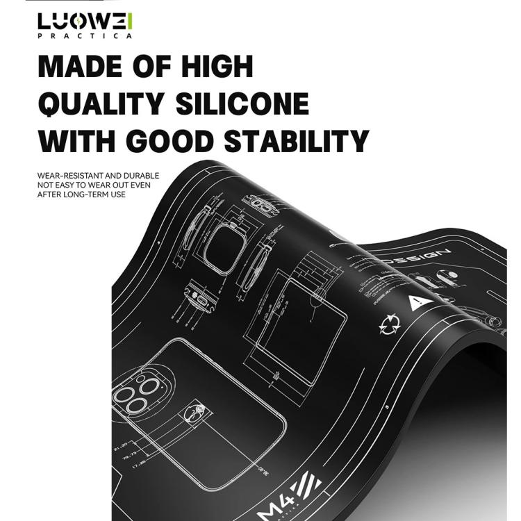 Luowei LW-M4 15.6-inch High-Temperature Resistant Insulation Silicone Repair Pad