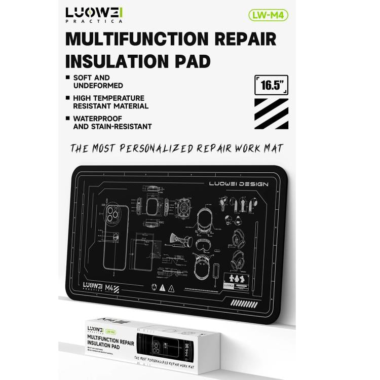 Luowei LW-M4 15.6-inch High-Temperature Resistant Insulation Silicone Repair Pad