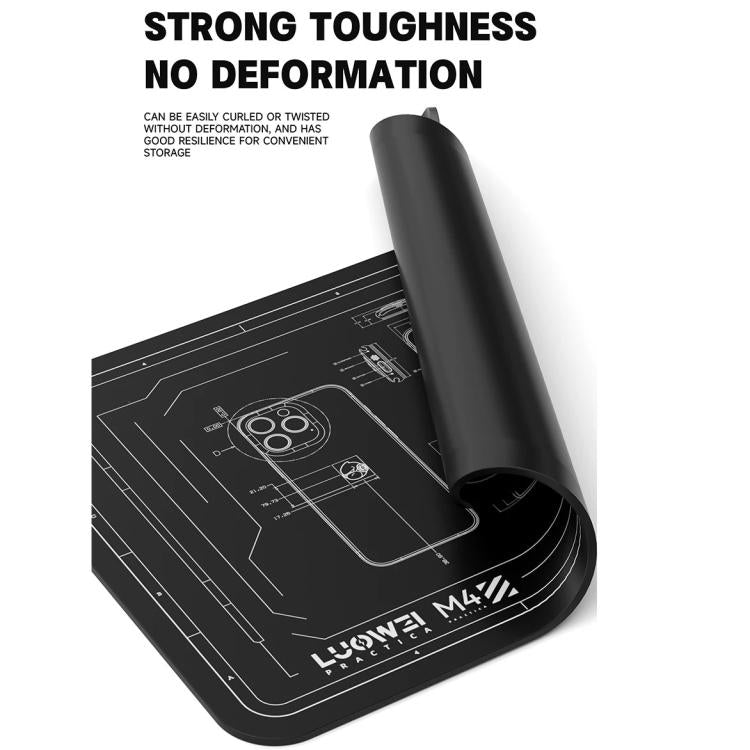 Luowei LW-M4 15.6-inch High-Temperature Resistant Insulation Silicone Repair Pad