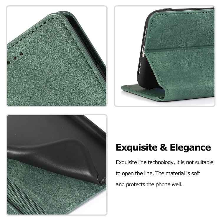 Retro Magnetic Closing Clasp Horizontal Flip Leather Case with Holder & Card Slots & Photo Frame & Wallet, For iPhone XR, For iPhone XS Max