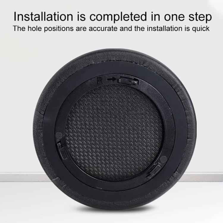 1 Pair Protein Leather Replacement Earpads For Corsair Virtuoso RGB WIRELESS XT