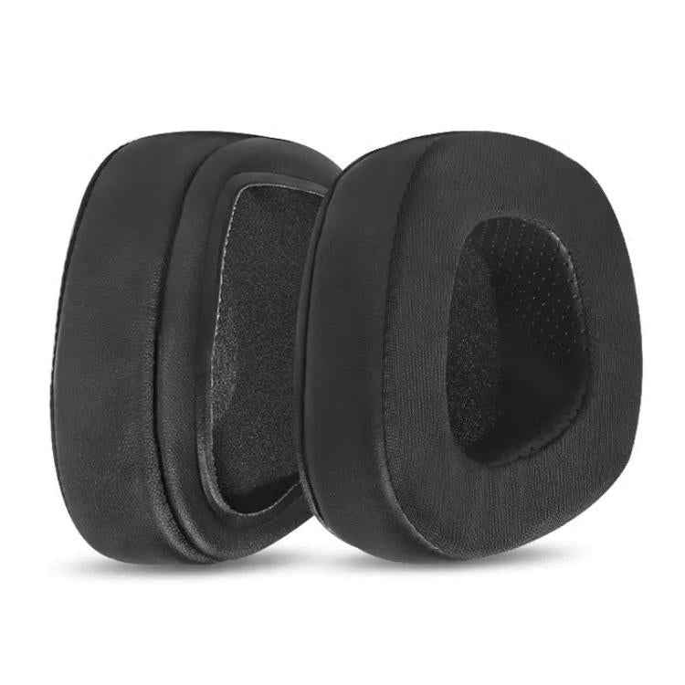 1 Pair Protein Leather and Ice Silk Cloth Cotton Replacement Earpads For Corsair VOID PRO RGB SE
